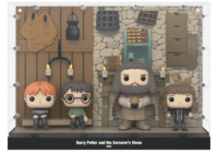 Rony, Harry, Hagrid e Hermione na Cabana de Hagrid dm04
